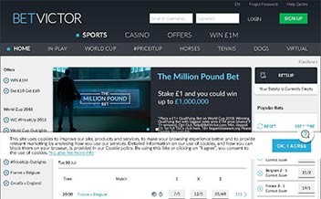 Screenshot 1 Betvictor Casino