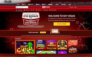 Screenshot 1 Sky Vegas Casino