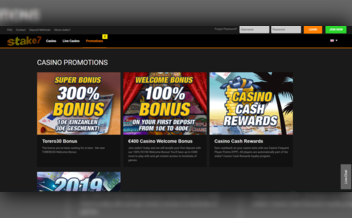 Screenshot 1 Stake7 Casino