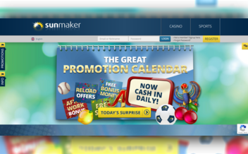 Screenshot 1 Sunmaker Casino