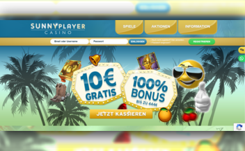Screenshot 1 Sunny Player Casino