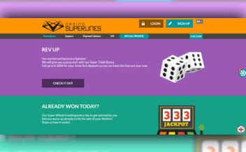 Screenshot 1 Super lines casino