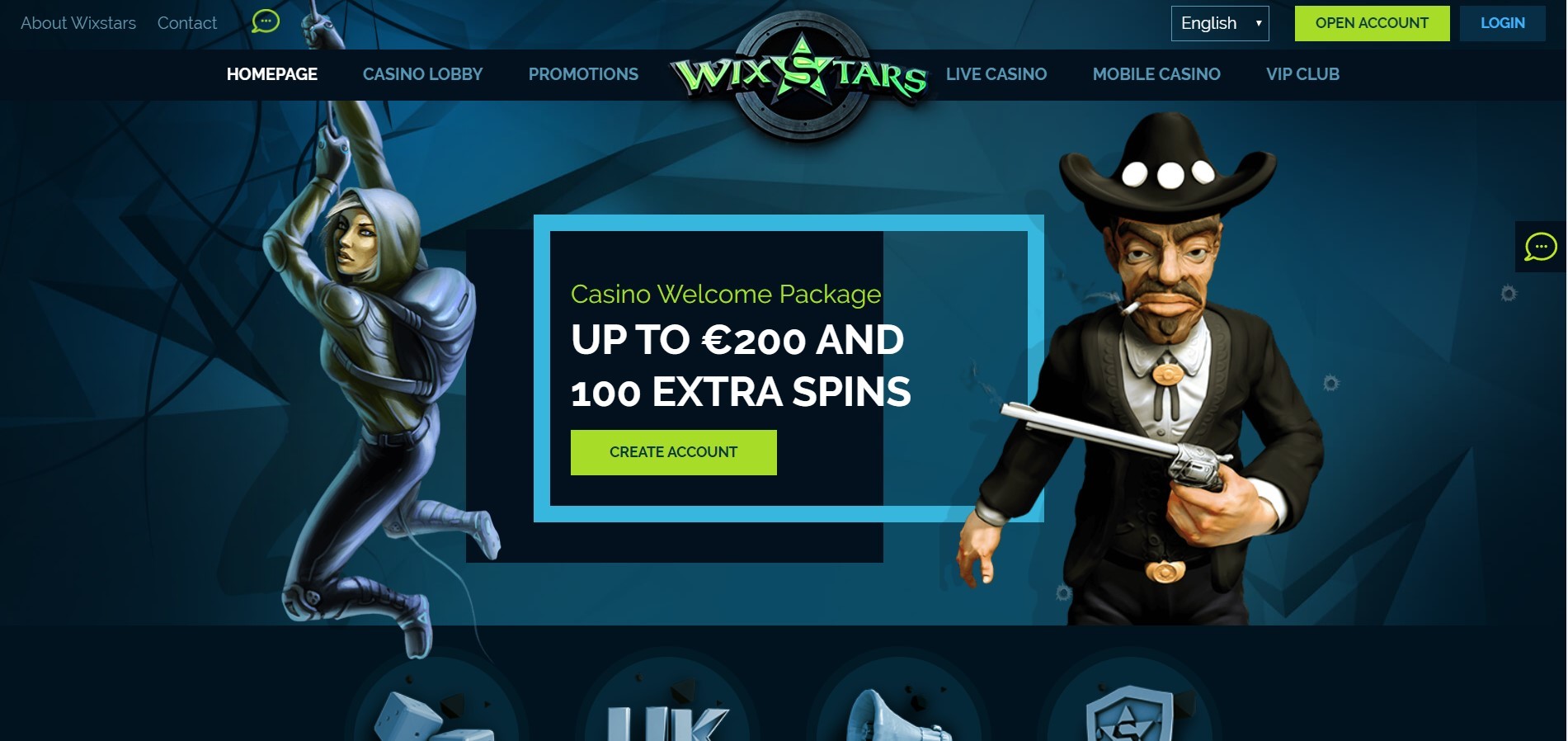 Screenshot 1 Wixstars Casino